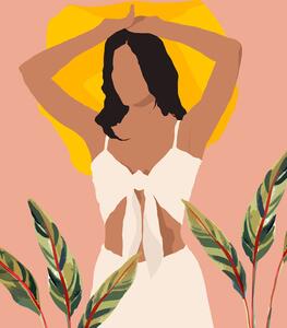 Illustration Fold Up the Sun, Uma Gokhale