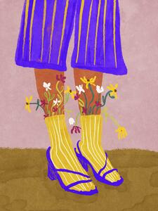 Illustration Fashion Shoot, Raissa Oltmanns