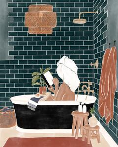 Illustration Bathroom Baby, Ivy Green Illustrations