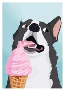 Illustration Icecream Stealer, ByKammille