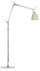 Artemide - Tolomeo Basculante Golvlampa, Skärm i Pergamentpapper - Skärmlampor - Giancarlo Fassina,Michele De Lucchi - Silver
