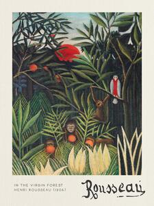 Bildreproduktion Monkeys & Parrot (In the Virgin Forest) - Henri Rousseau