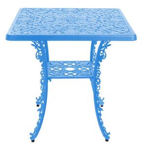 Seletti - Aluminium Square Table Industry Collection 70 x 70 cm H 71 cm - Blue - Matbord - Studio Job - Blå - Metall