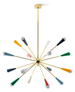 Stilnovo - Sputnik Suspension, Gold/Multicolor - Takkronor - Flerfärgad