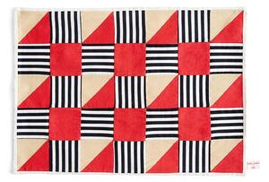 HAY - Sobremesa Place Mat Stripe / red - Bordstabletter - Laila Gohar