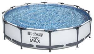 Bestway pool ovan mark Ø3,66m - 76cm djup | Steel Pro MAX