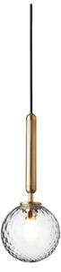 Nuura - Miira 1, Brass/Optic Clear, Exkl. Illumin. 1xG9 (344-07) 2.3W LED 2700K 180lm - Pendellampor - Sofie Refer - Guld