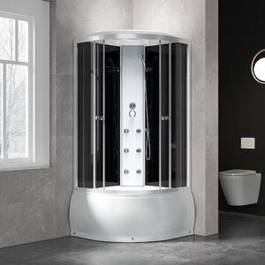 Lyxig duschkabin 90x90x215cm | Ryggmassage & badkar