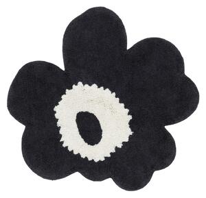 Marimekko - Unikko Terry badrumsmatta 73x74 cm charcoal offwhite - Badrumsmattor - Marimekko - Grå