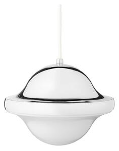 Carl Hansen - BUBI Pendant Chrome E27-White - Pendellampor - Henning Koppel - Vit