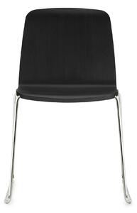 Normann Copenhagen - Just Chair Black Ash - Matstolar - Iskos-Berlin - Träfärgad - Metall/Trä