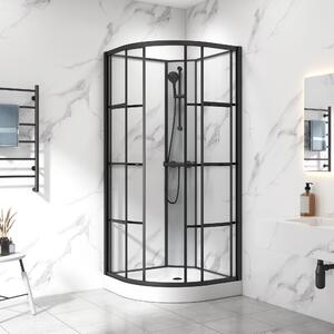 Komplett duschkabin 90x90x215cm | Hörnpanel | Industriell design