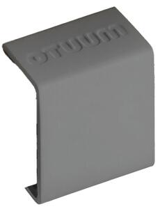 Muuto - Clips till Mini Stacked 2.0 5-pack Grey - Hyllor & Hyllsystem - Julien De Smedt - Grå - Metall
