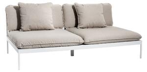 Skargaarden - Bönan Lounge Sofa, Light Grey Aluminum Frame, Cushion Light Grey Sunbrella Ashe - Soffor utomhus - Studio Norrlandet
