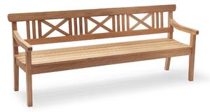 Fritz Hansen - Drachmann Bench 200, Teak - Trädgårdsbänkar - Bernt Santesson - Brun - Trä
