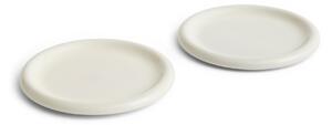 HAY - Barro Plate, Set of 2 Ø24 Off-White - Mattallrikar - Pereira Office - Vit
