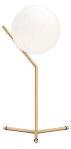 Flos - IC Lights T1 High Mässing - Bordslampor - Michael Anastassiades - Guld,Vit