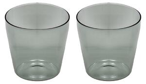 NINE - Milk set of 2 glasses Grey - Dricksglas - Julien Renault - Grå