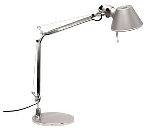 Artemide - Tolomeo Micro Skrivbordslampa, Aluminium - Skrivbordslampor - Giancarlo Fassina,Michele De Lucchi - Silver