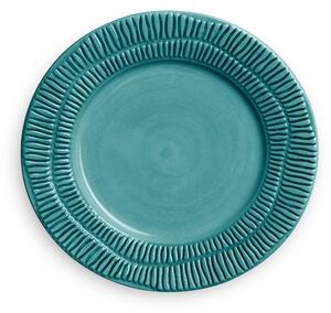 Mateus - Stripes Tallrik 21 cm Ocean - Mattallrikar - Blå