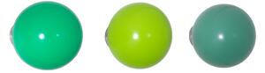Vitra - Coat Dots knoppar 3-pack Gröna - Krokar - Hella Jongerius - Grön