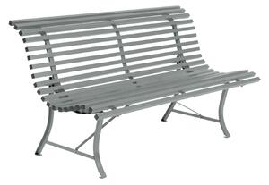 Fermob - Louisiane Bench 150 Cm - Lapilli Grey - Trädgårdsbänkar - Grå