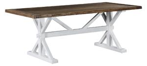 LIRE Premium Förlängningsbart Matbord 200 cm Natur/Vit -