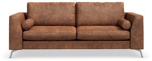 NASHVILLE LYX 3-sits Soffa Konstläder Brun -