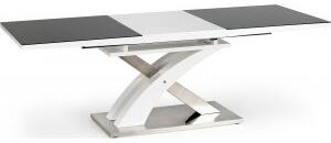 Bonita matbord 160-220 cm - Vit/svart