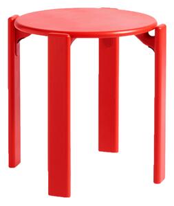 HAY - Rey Stool REY22, Scarlet red water-based lacquered beech - Pallar - Bruno Rey - Röd - Trä
