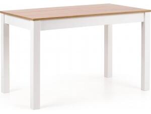 Bodviken matbord 120 cm - Vit/ek