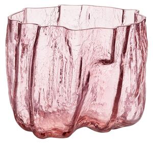 Kosta Boda - Crackle Vase Pink - 17,5 cm - Vaser - Åsa Jungnelius - Rosa