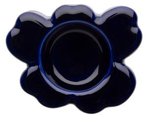 Marimekko - Unikko värmeljushållare 10x3 cm cobalt - Ljusstakar - Blå