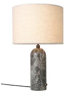 Gubi - Gravity Table Lamp Large Canvas/Grey Marble - Bordslampor - Space Copenhagen - Grå