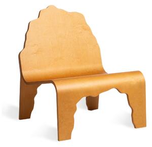 Made by choice - Lieksa Lounge Chair Honey - Fåtöljer - Snarkitecture - Träfärgad - Trä