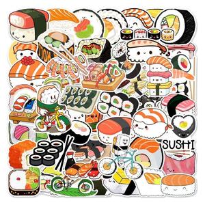 Unika Klistermärken - Sushi-motiv - 50 st