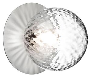 Nuura - Liila 1 wall lamp silver/optic clear - Vägglampor - Sofie Refer - Silver