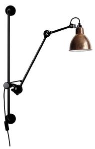 DCWéditions - Lampe Gras No210 - Round, Rå koppar med vit insida - Vägglampor - Bernard-Albin Gras - Koppar