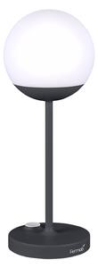 Fermob - Mooon! Lamp 41 cm Anthracite 47 - Bordslampor utomhus - Tristan Lohner - Svart
