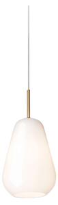 Nuura - Anoli 1 Small Nordic Gold/Opal White - Pendellampor - Sofie Refer - Vit
