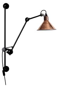 DCWéditions - Lampe Gras No210 - Conic, Rå koppar med vit insida - Vägglampor - Bernard-Albin Gras - Koppar