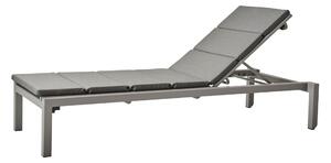 Cane-Line - Relax Light Grey med dyna Dark Grey - Solsängar - Cane-line Design Team - Metall