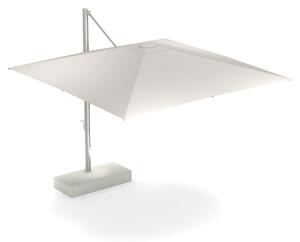 EMU - 981 Shade 3X3 Lat Sun Umbrella w/ Large Base White 23, White 01, Base 23 - Parasoll