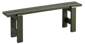 HAY - Weekday Bench 140x23 cm / Olive - Trädgårdsbänkar - Hannes & Fritz - Grön - Trä