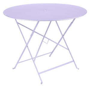 Fermob - Bistro Table Ø 96 cm, Marshmallow - Balkong- och cafébord - Vit - Metall