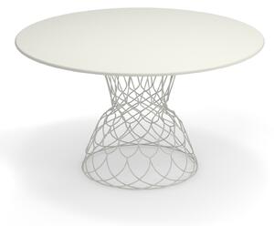 EMU - Re-Trouvé Round Table Ø130, Matt White - Balkong- och cafébord - Patricia Urquiola - Vit - Metall