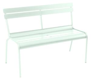 Fermob - Luxembourg 2/3 Seater Bench W Backrest - Ice Mint - Trädgårdsbänkar - Frédéric Sofia