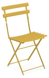 EMU - Arc en Ciel Folding Chair, Curry Yellow - Balkong- och caféstolar - Gul