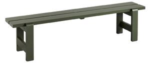 HAY - Weekday Bench 190x32 cm / Olive - Trädgårdsbänkar - Hannes & Fritz - Grön - Trä