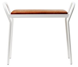 Maze Interior - Anyone - White/Vintage Cognac - Pallar - Louise Hederström - Vit - Läder/Metall